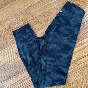 Lululemon 25” Green Camo leggings